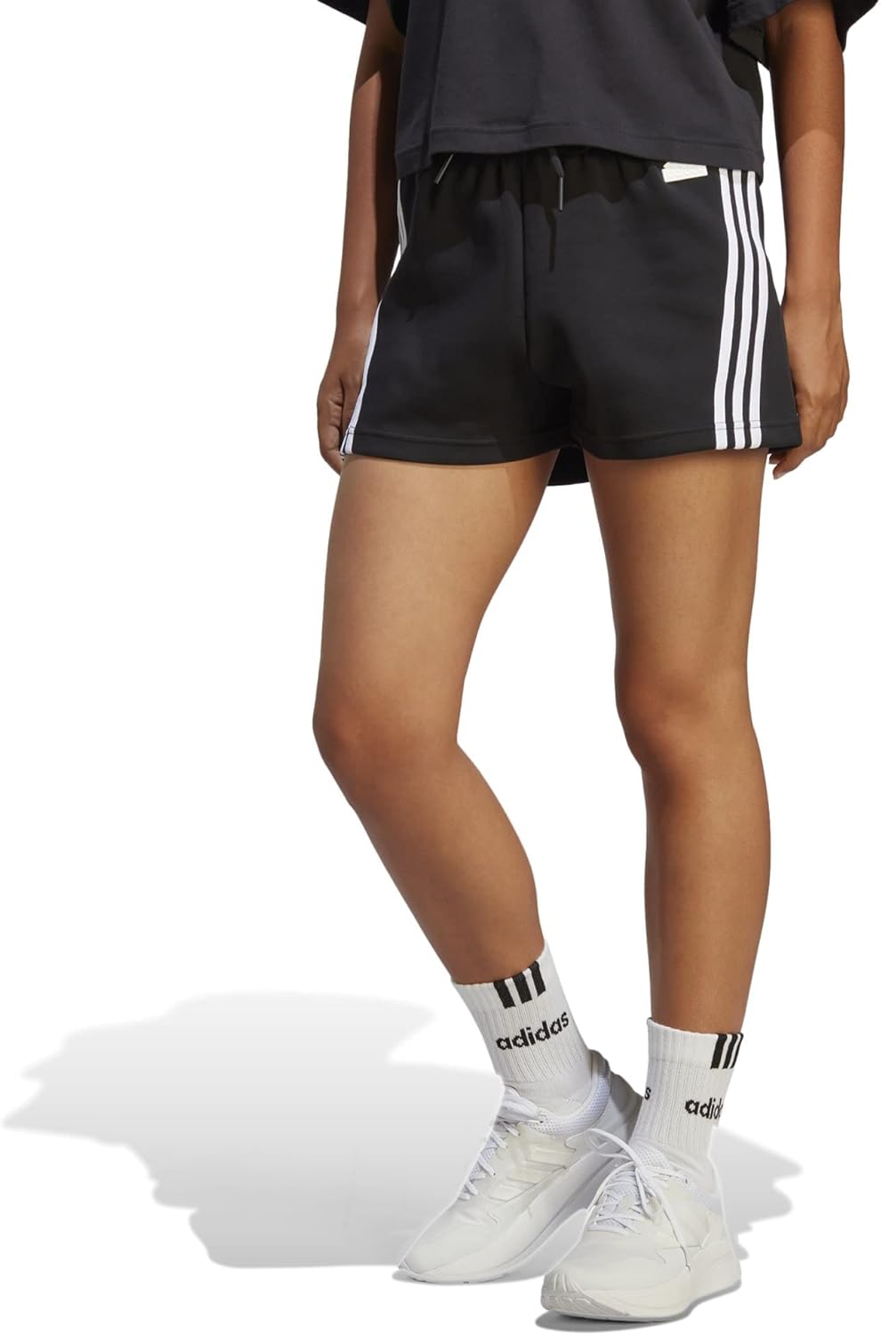 adidas Women’s Plus Size Future Icon Three Stripes Shorts