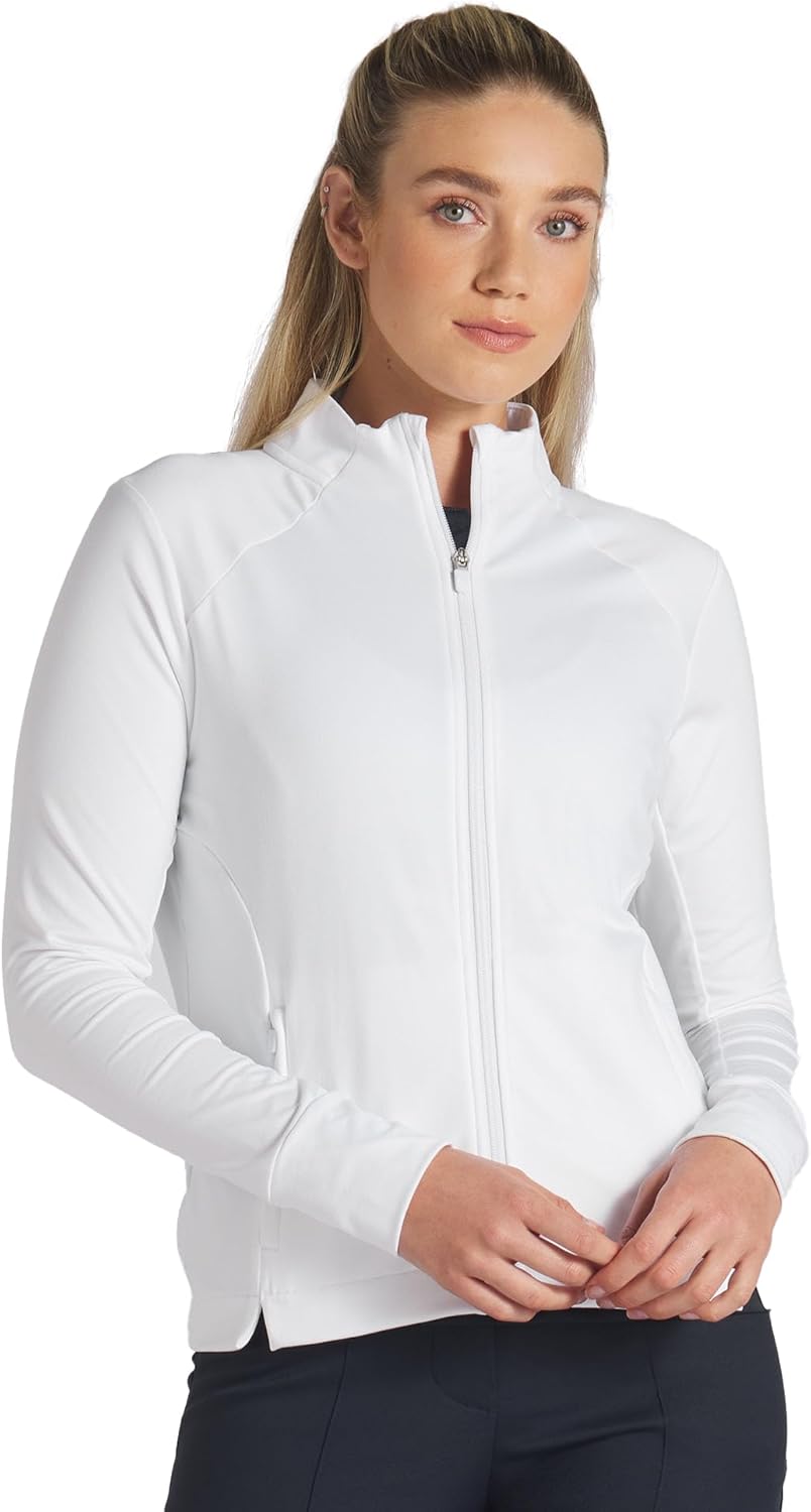 pumagolf Women’s Cloudspun Heather Full Zip Jacket