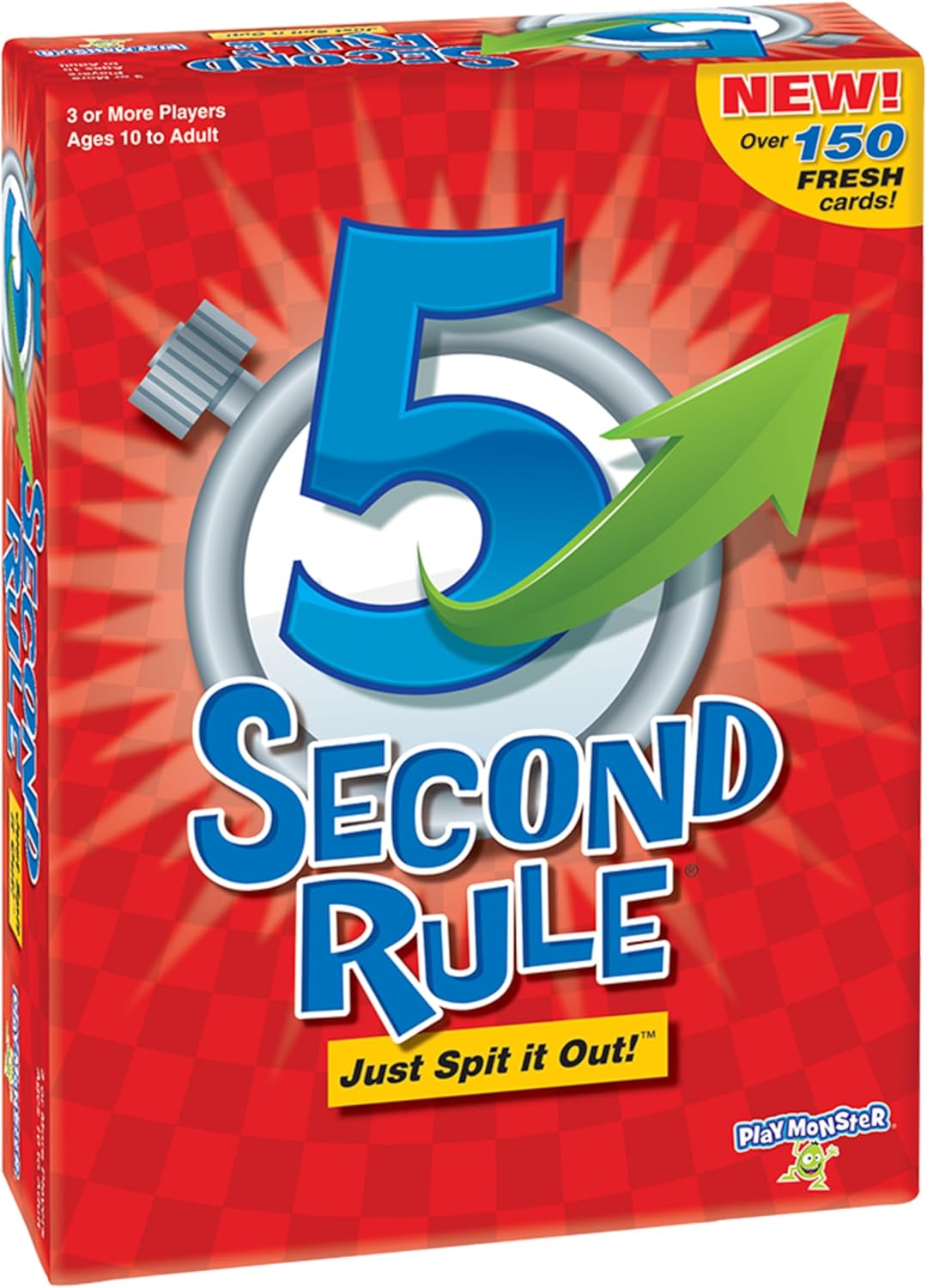 5 Second Rule Game – Simple Questions Card Game for Family Fun, Party, Kids, Travel, Game Night & Sleepovers – Think Fast and Shout Out Answers – For Ages 10+