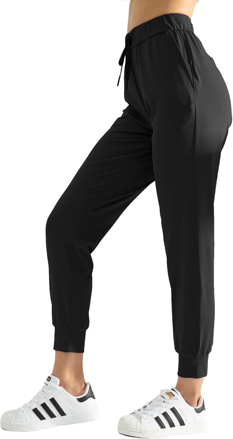 AJISAI Women’s Joggers Pants Drawstring Running Sweatpants with Pockets Lounge Wear