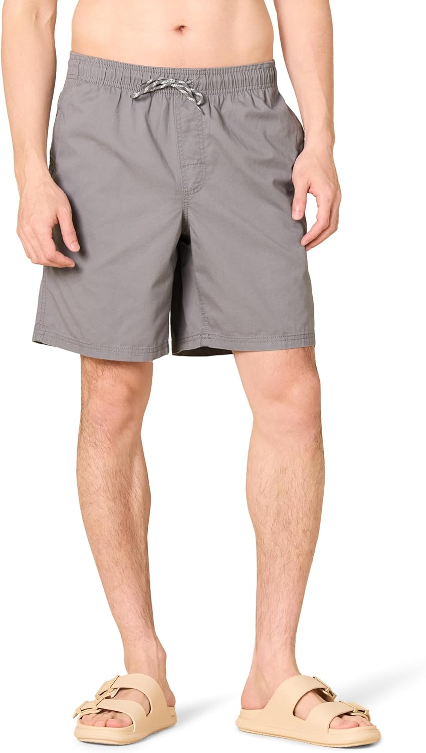 Amazon Essentials Men’s 8″ Inseam Relaxed-Fit Drawstring Walk Short (Available in Plus Size)