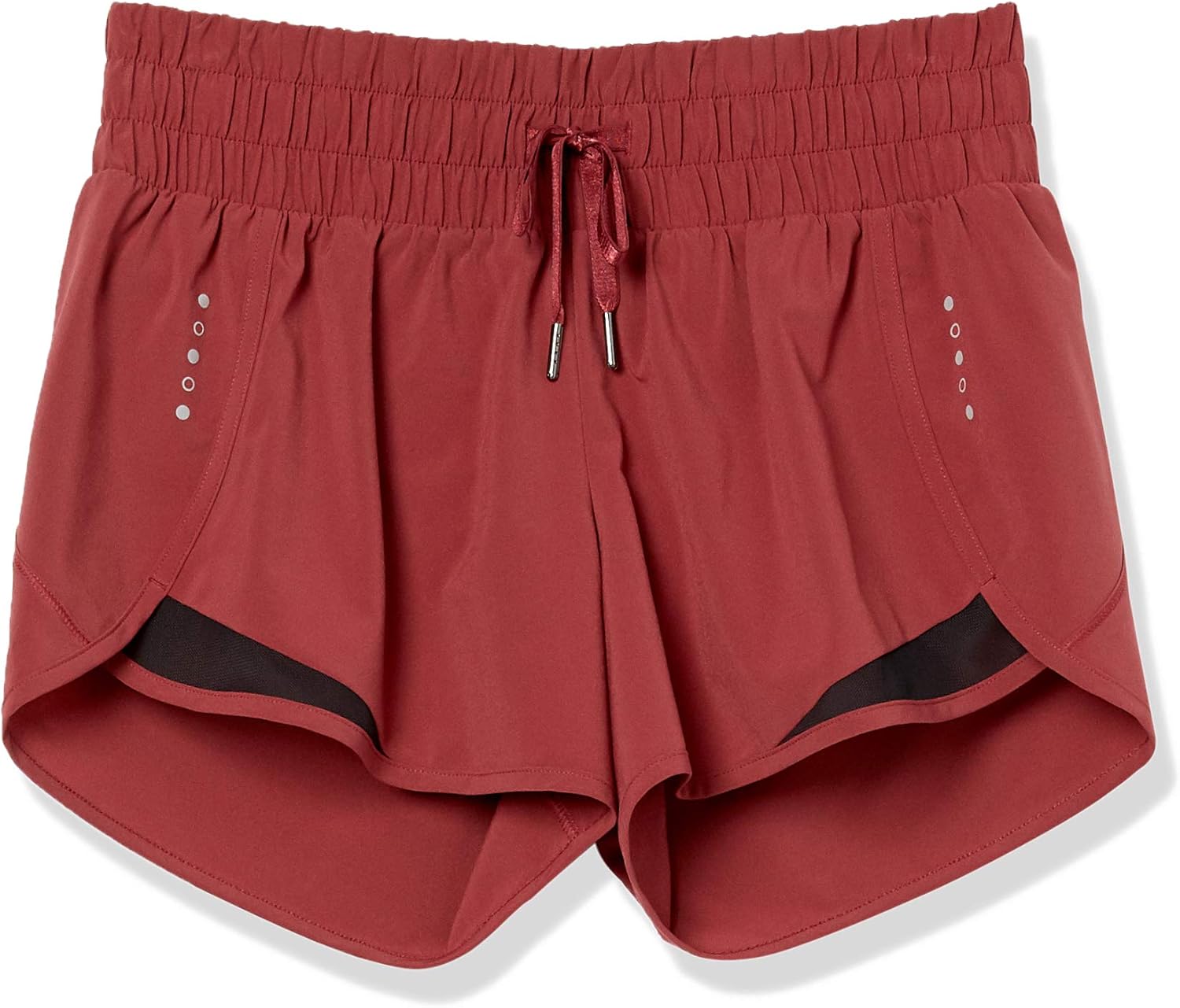 Amazon Essentials Women’s Standard-Fit Ruched Waistband Woven Running Short (Previously Core 10)