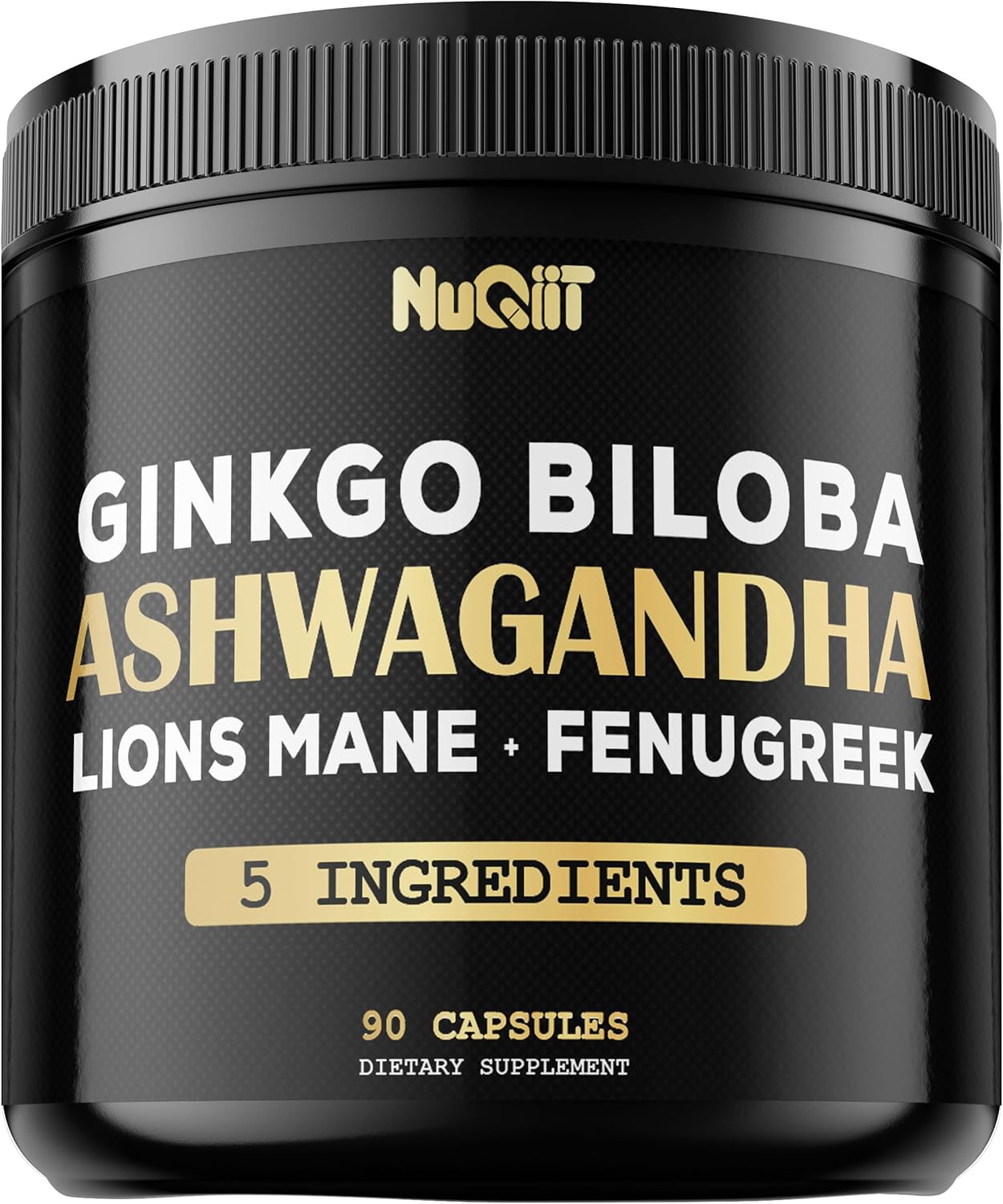 Ashwangdha Capsules 4000mg Fenugreek Seed 2000mg Ginkgo Biloba 2000mg & More – Apple Cider Vinegar, Bladderwrack – Support Brain Health, Comfortable Mind & Immune System – 90 Vegan Capsules
