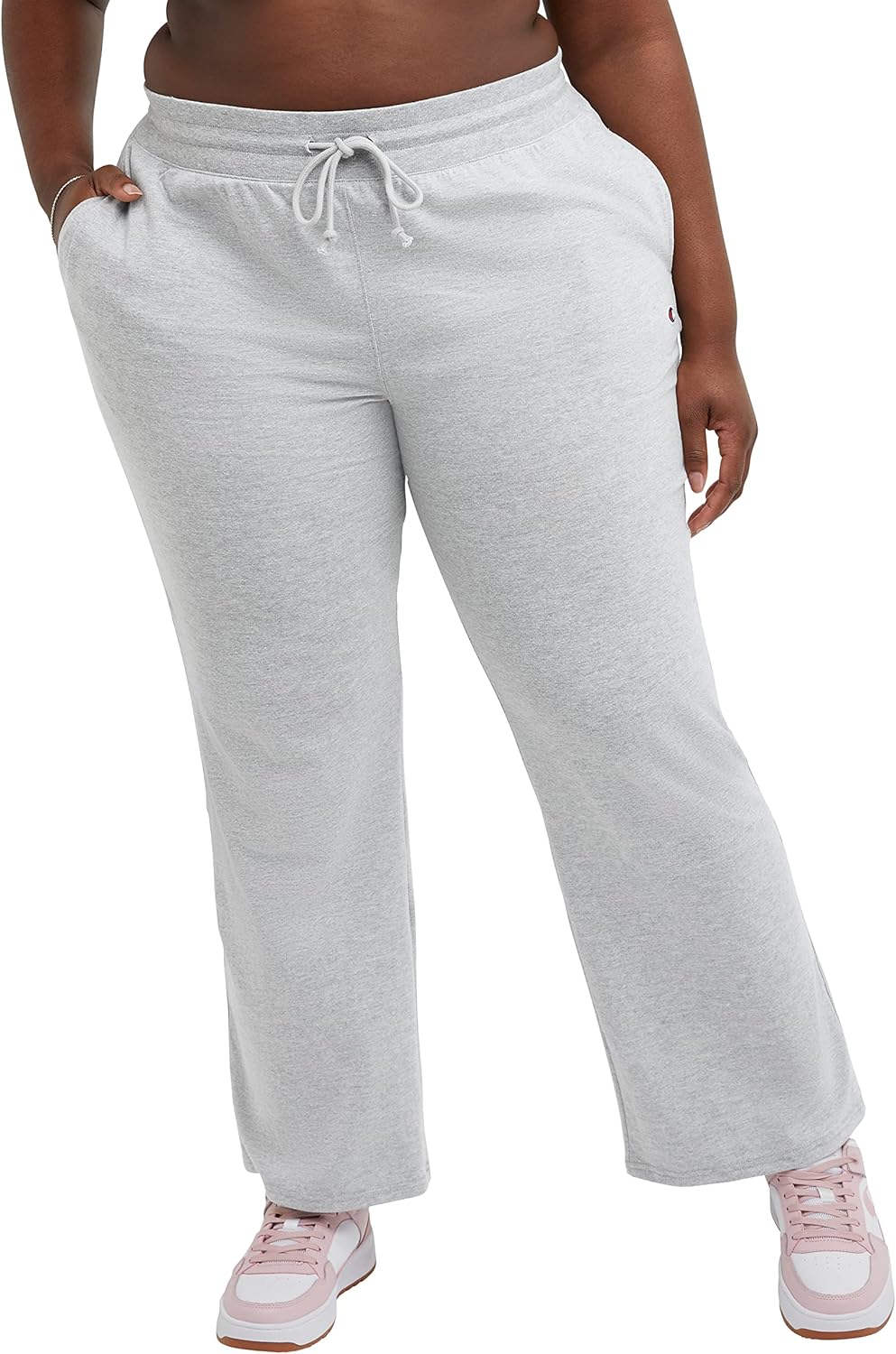 Champion Women’s, Middleweight Wide Leg Plus Size Pants, 31.5″