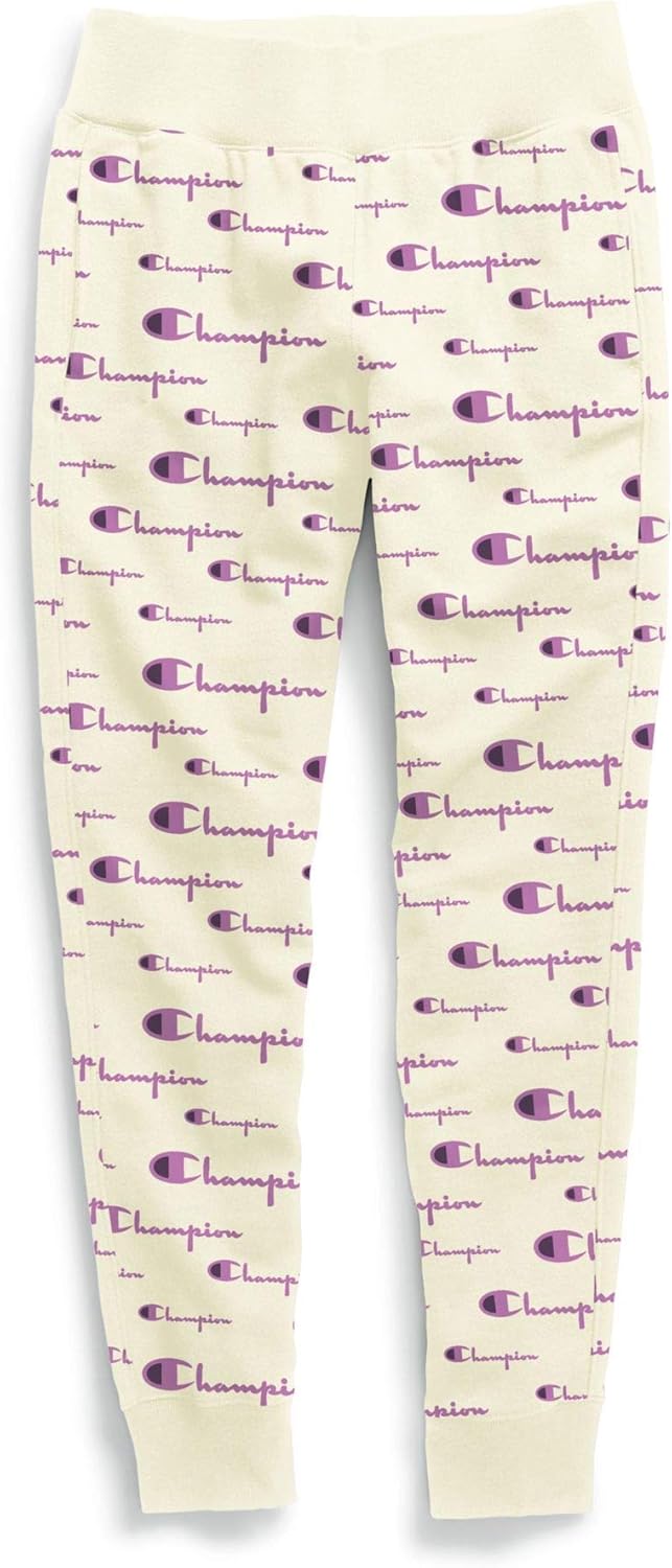 Champion Women’s Reverse Weave Jogger-Multi Scale Script AOP