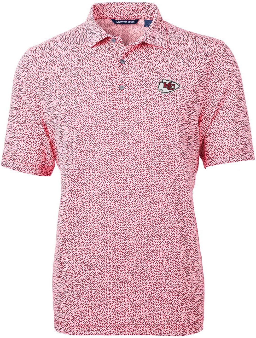 Cutter & Buck Men’s NFL Virtue Eco Pique Botanical Print Polo
