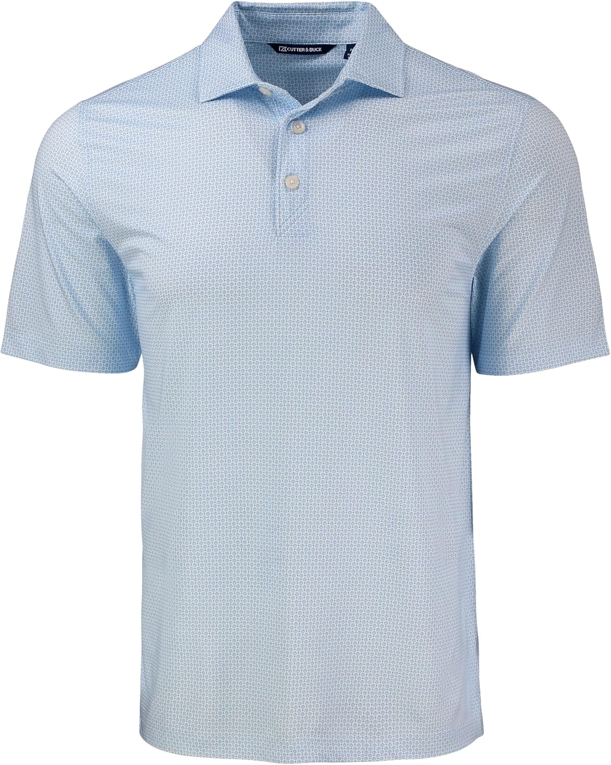 Cutter & Buck Pike Eco Diamond Dot Print Recycled Mens Big & Tall Polo