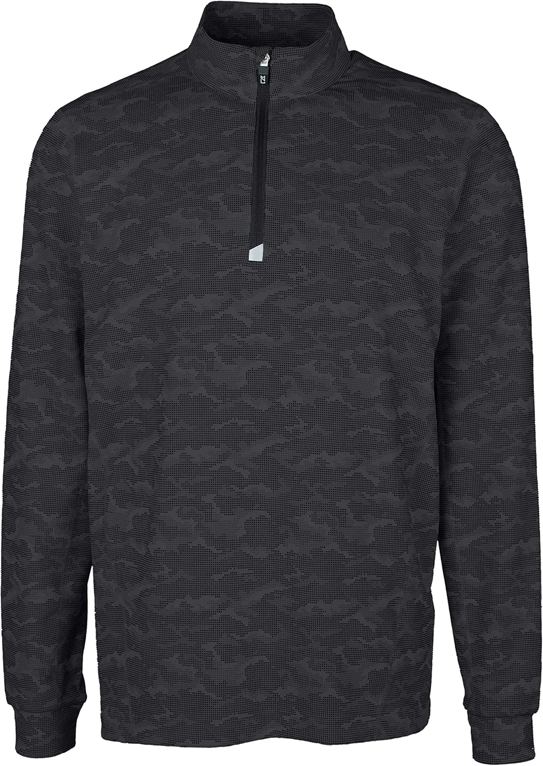 Cutter & Buck Traverse Camo Print Stretch Quarter Zip Mens Pullover