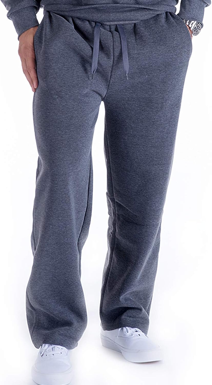 Facitisu Men’s Jogger Sweatpants Workout Lounge Casual Jogger Fleece Sweat Pants with Pockets
