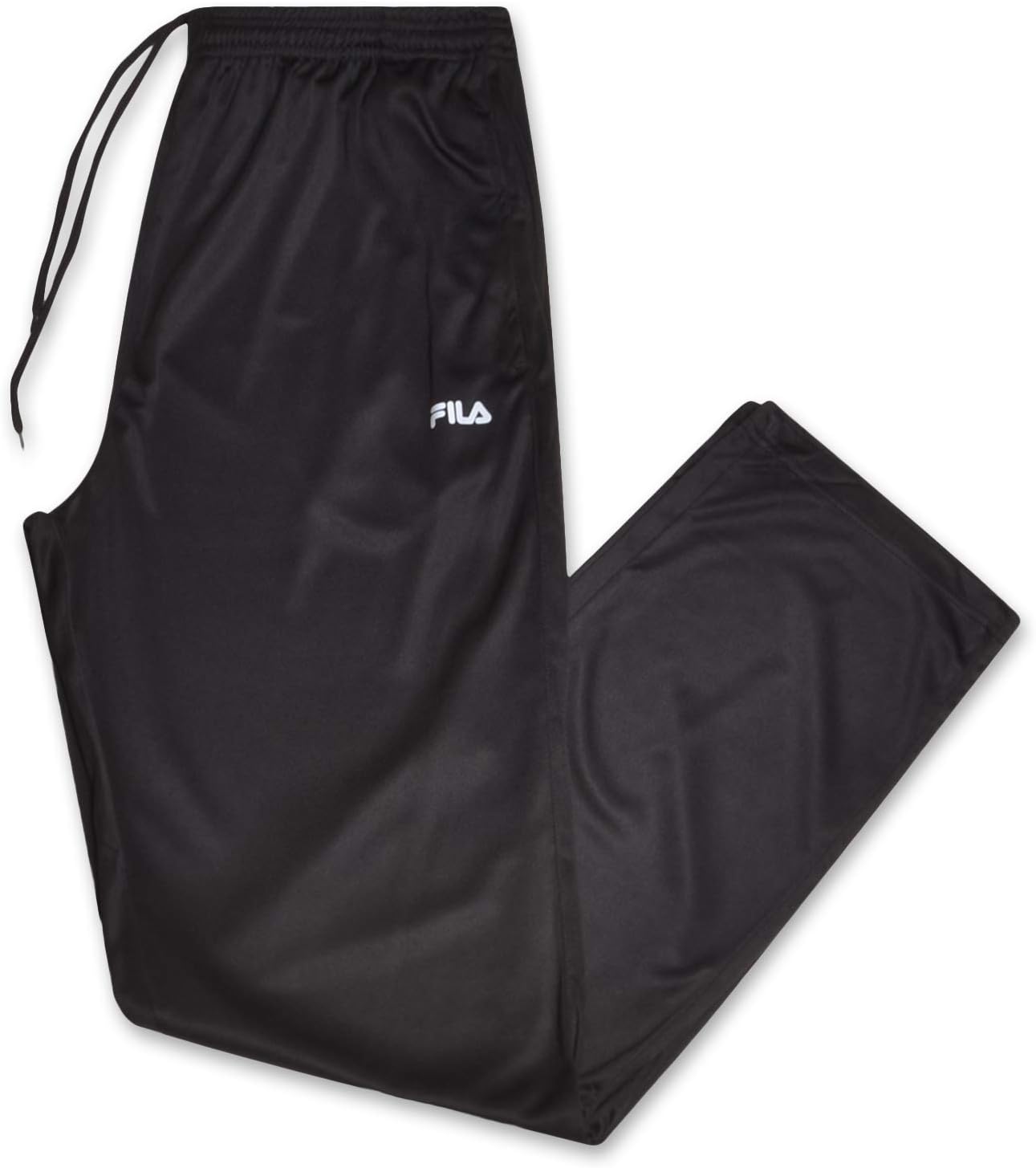 Fila Big and Tall Open Bottom Track Pants – Lightweight Performance Track Pants