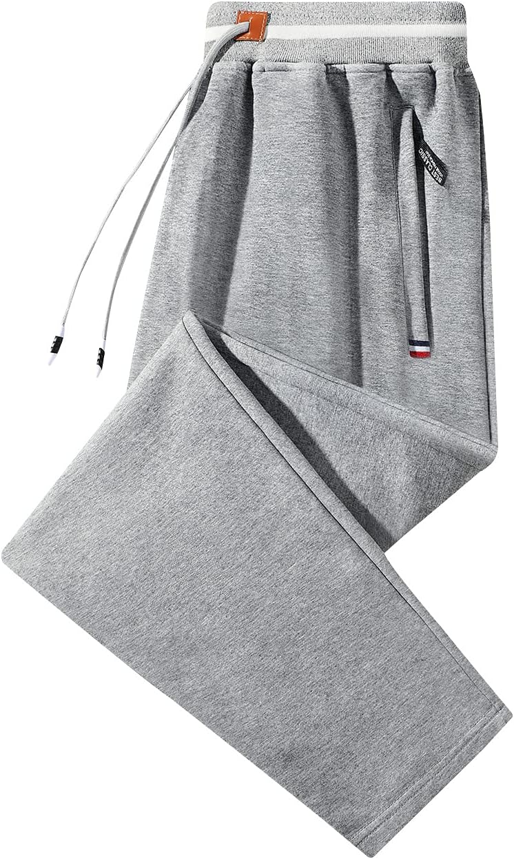 FoxQ Mens Sweatpants with Pockets Sports Joggers Athletic Running Casual Yoga Pants