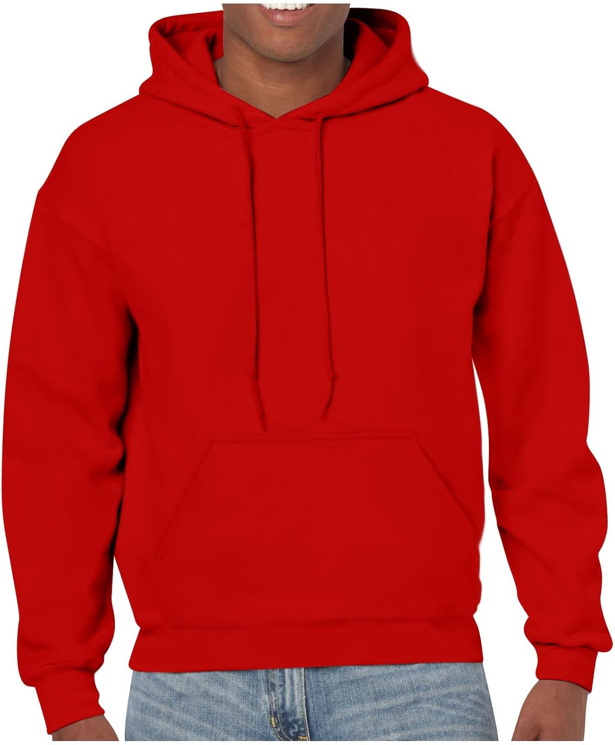 Hoodies for Men Winter Long Sleeve Solid Hoodie Casual Sweatshirts Hooded Pullover Drawstring Lightweight Streetwear