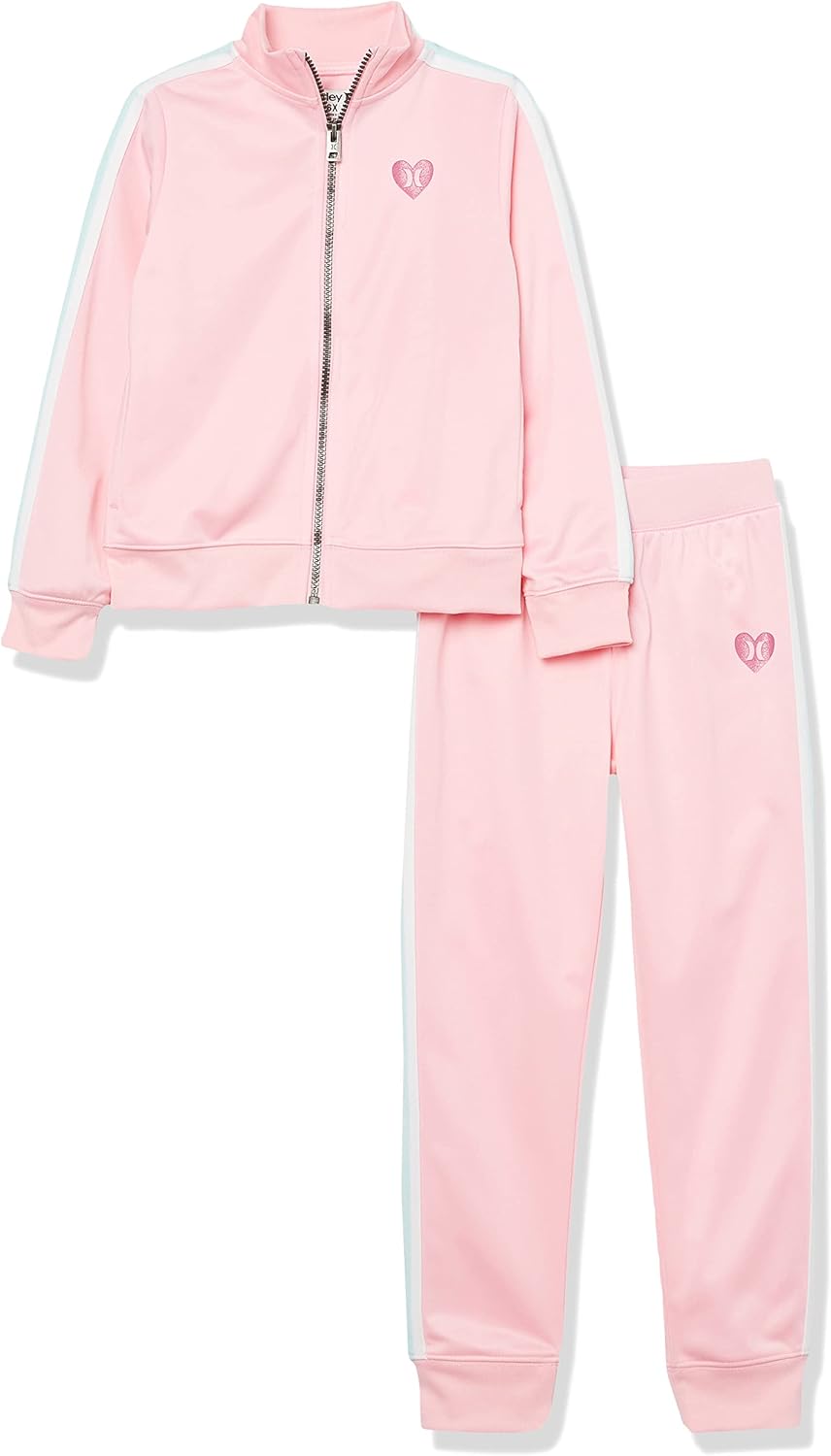 Hurley baby-girls Tricot Track Suit 2-piece Outfit Set