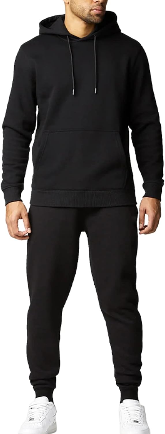 JIHUILAI Track Suits For Men 2 Piece Hoodies With Sweatpants JIHUILAI Track Suits For Men 2 Piece Hoodies With Sweatpants Sets Casual Running Jogging Sport Suit Sets S-3XL