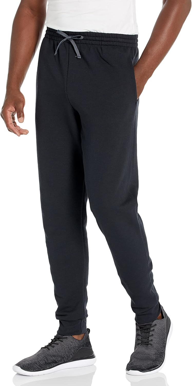 Jerzees Men’s NuBlend Fleece Joggers with Pockets, Relaxed Fit, Cotton Blend