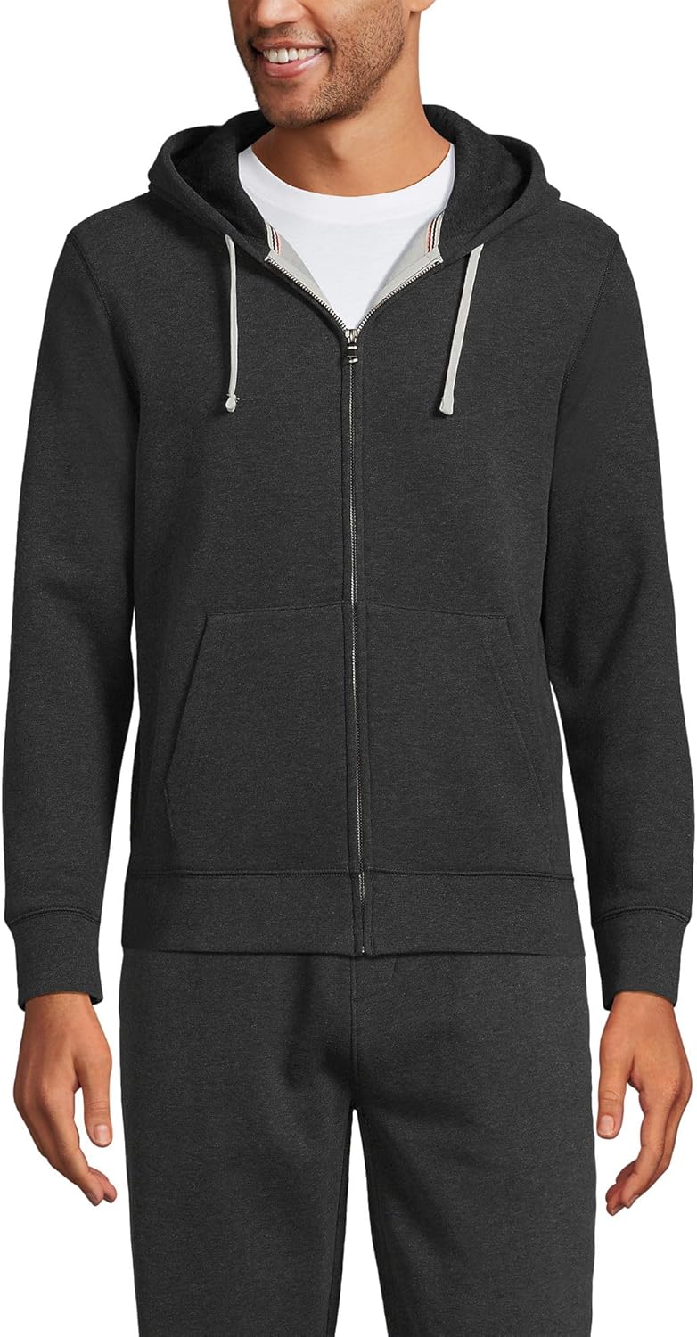 Lands’ End Men’s Serious Sweats Full Zip Hoodie