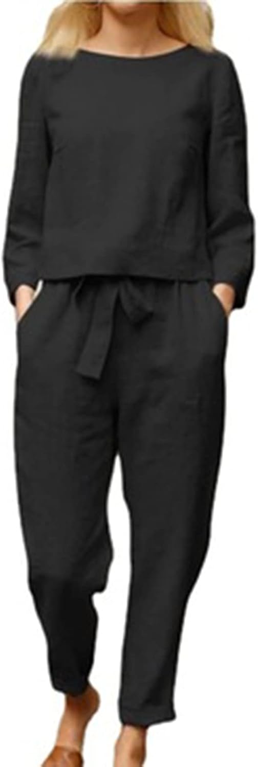 Lastesso Sweatsuits for Women Set 2 Piece Lightweight Loungewear Sets Lastesso Sweatsuits for Women Set 2 Piece Lightweight Loungewear Sets Matching Jogging Suit Casual Solid Track Suits Outfits