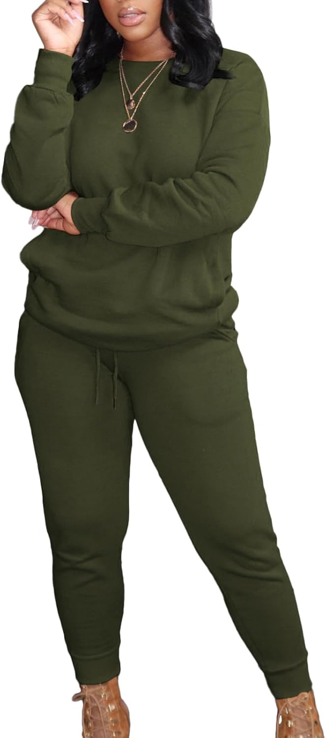 Mrskoala Womens Fashion Outfits 2 Piece Sweatsuit Workout Sweatpants Sets