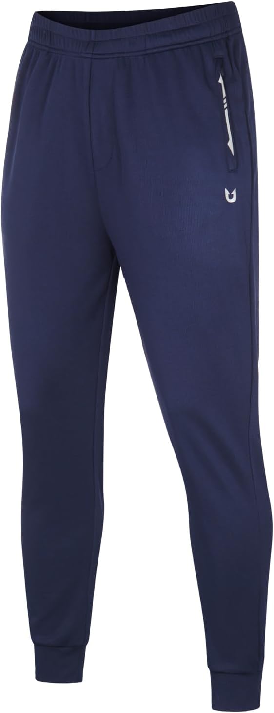 NORTHYARD Men’s Joggers Pants with Zipper Pockets Athletic Track Pants Tapered Lightweight Mesh for Jogging Running Gym