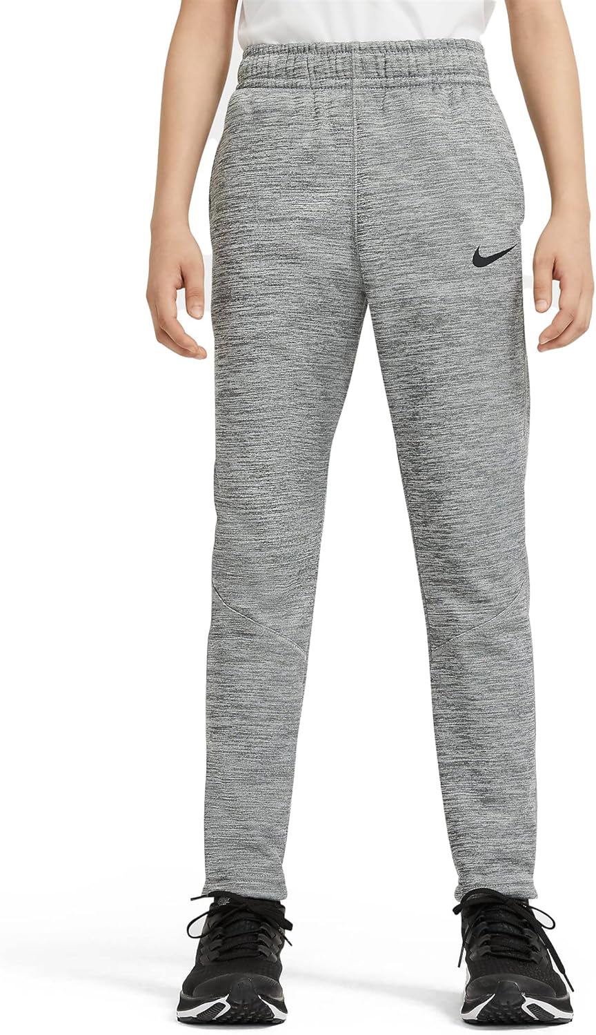 Nike Therma Big Kids’ (Boys’) Training Pants (Smoke Grey/HTR/Black, CU9082-084)