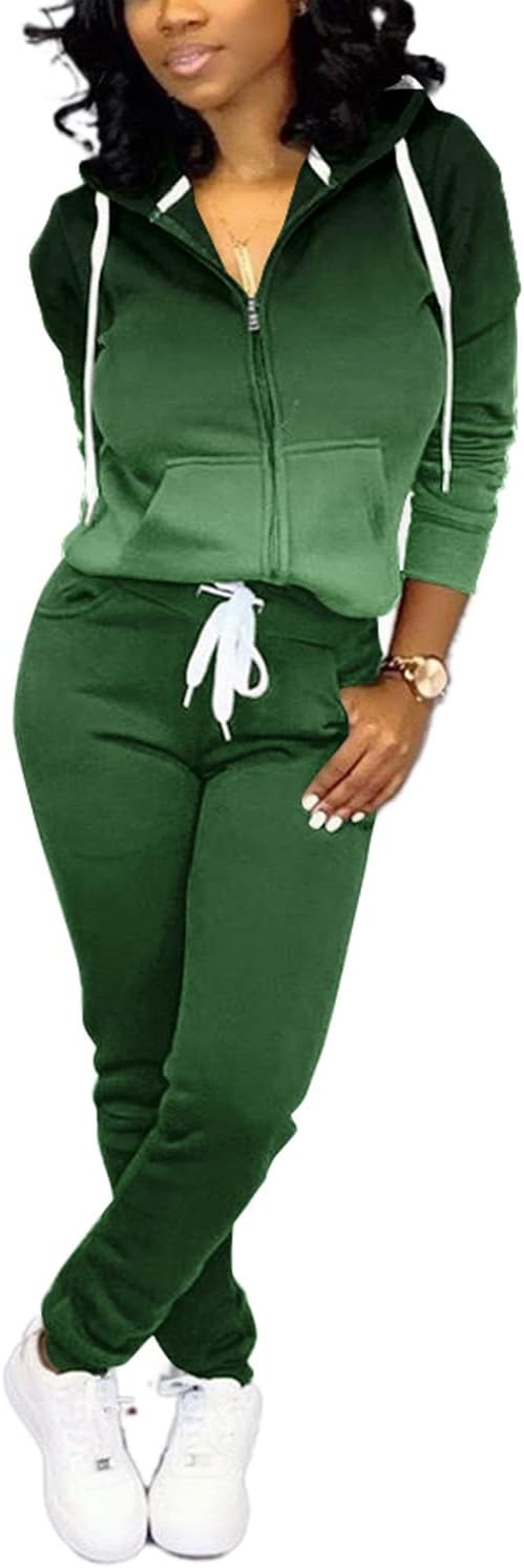 Nimsruc Two Piece Outfits For Women Casual Tracksuit
