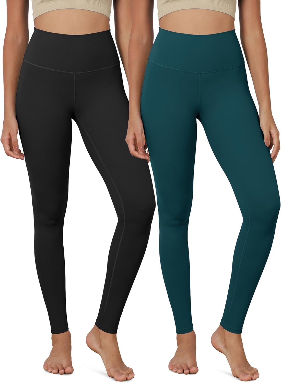 ODODOS ODCLOUD 2-Pack Buttery Soft Lounge Yoga Leggings for Women 23″ / 25″ /28″ High Waist Yoga Pants