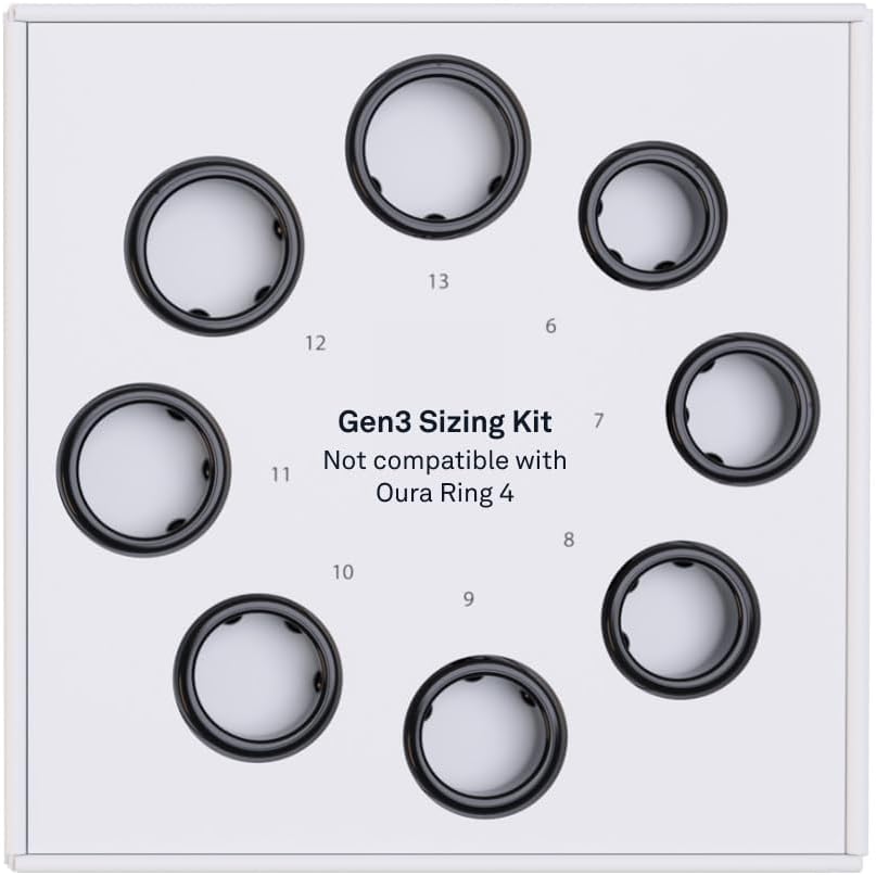 Oura Ring Gen3 Sizing Kit – Size Before You Buy The Oura Ring Gen3 – Unique Sizing – Receive Credit for Purchase