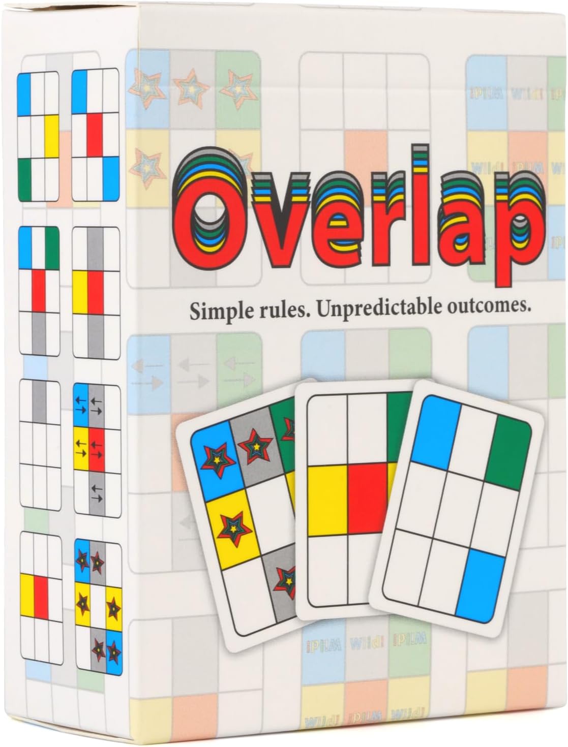 Overlap A Deceptively Simple Strategy Game – Mensa Award Winning Card Game – 2 Player Game or Up to 8 Players – Card Games for Adults and Families