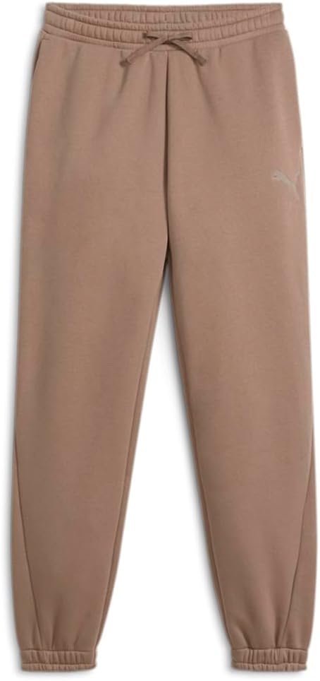PUMA Mens Essentials Elevated Sweatpants Casual Drawstring – Brown