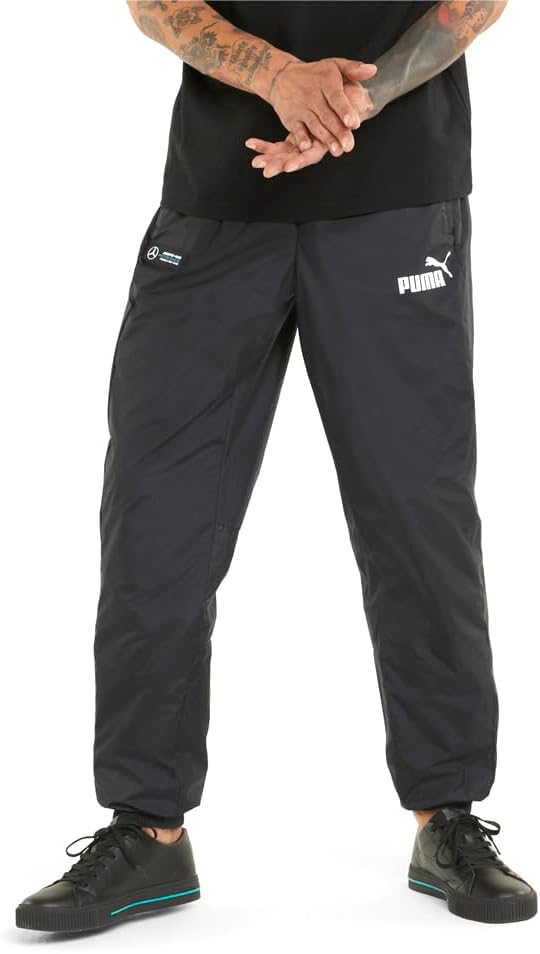 PUMA Mens Mapf1 SDS Drawstring Pants Casual Thermal – Black