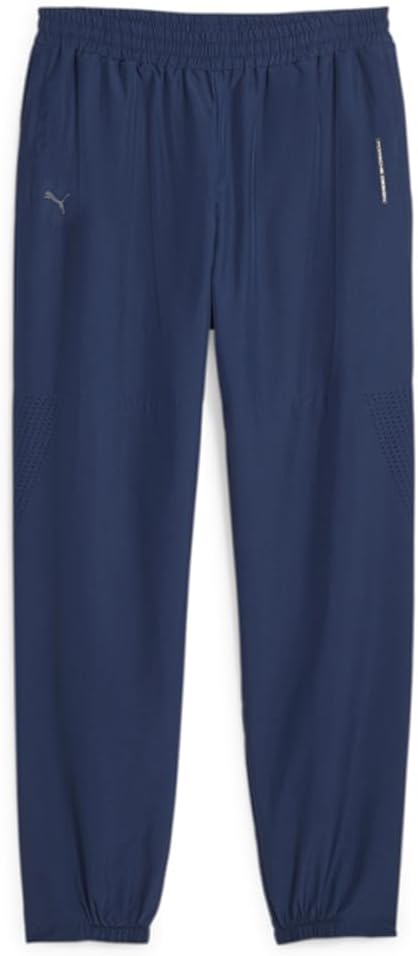 PUMA Mens Pd Woven Tech Pants Casual Lightweight – Blue