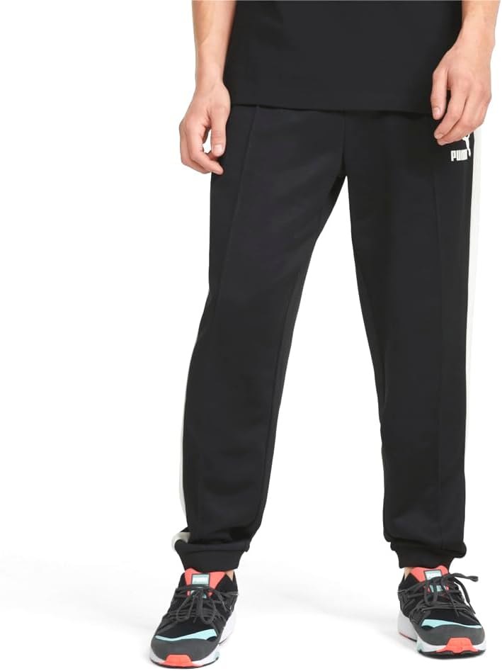 PUMA Mens The Neverworn T7 Pants Casual Drawstring – Black