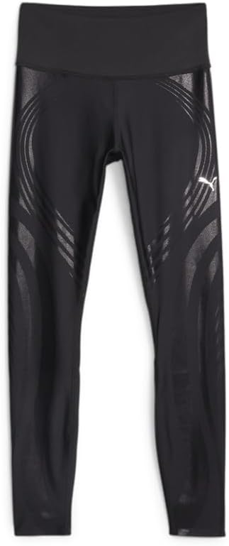 PUMA Womens Eversculpt Shine High Waisted Full Length Athletic Leggings Training Athletic Casual Compression – Black