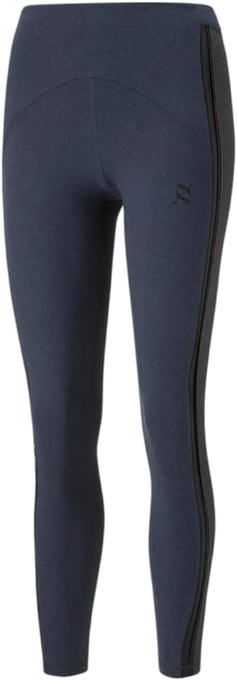 PUMA Womens Exhale Color Block High Waisted Athletic Leggings Training Casual – Blue