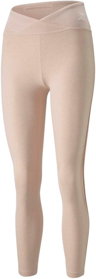 PUMA Womens Exhale Cross Waist Athletic Leggings Training Casual Comfort Technology – Pink
