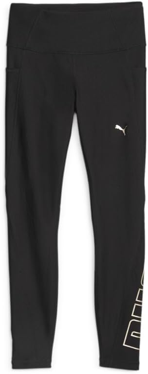 PUMA Womens Fit Eversculpt High Waist Full Length Athletic Leggings Training Casual – Black