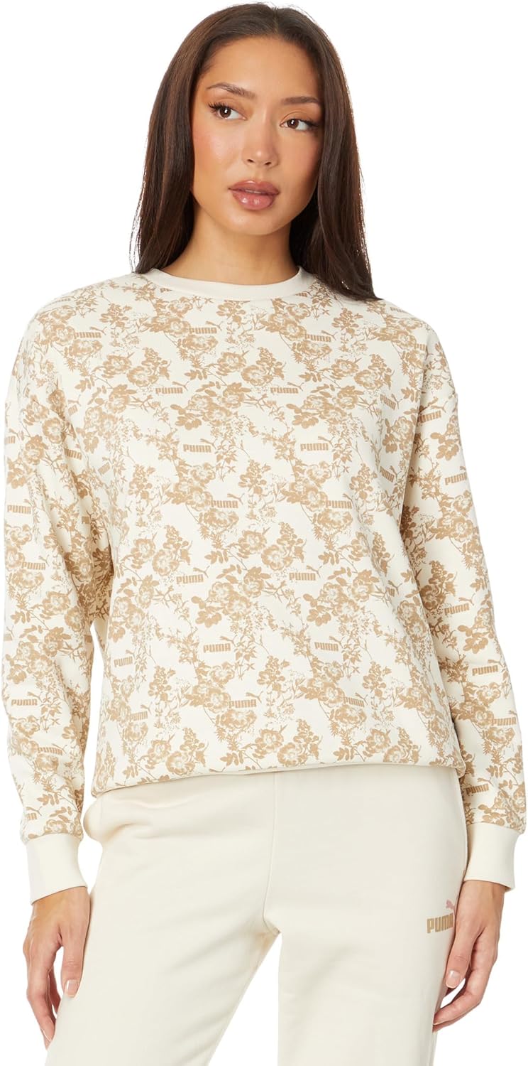 PUMA Women’s Floral Crewneck Sweatshirt