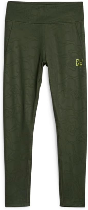 PUMA Womens Infuse Leggings Casual Comfort Technology – Green