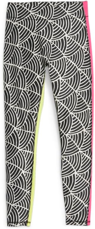 PUMA Womens Lemlem X High Waist 78 Leggings Training Casual Moisture Wicking – Black