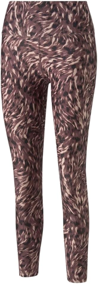 PUMA Womens Safari Glam High Waisted 78 Athletic Leggings Training Casual – Purple