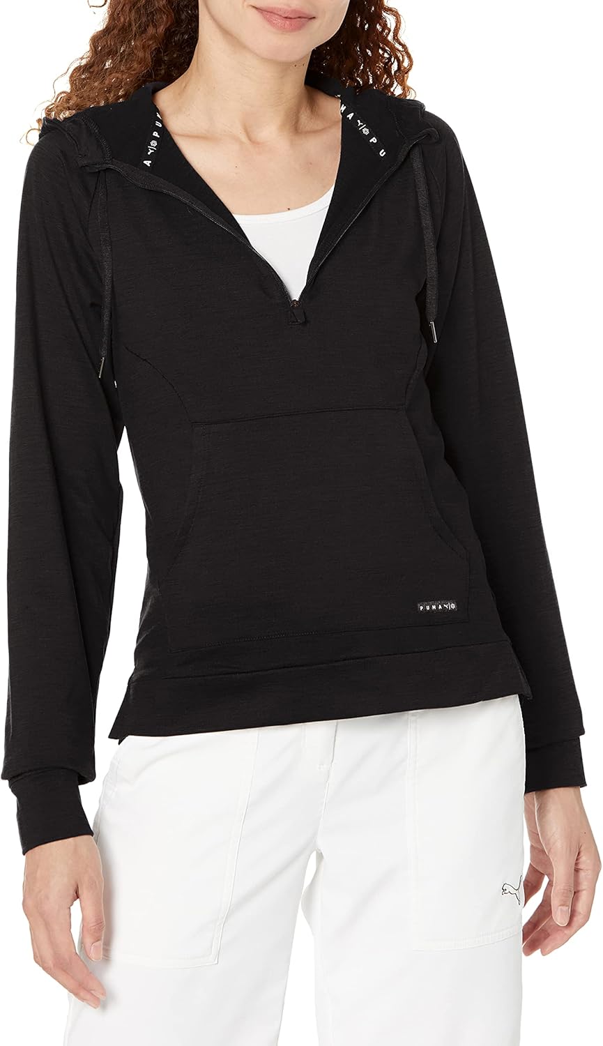 PUMA Women’s W Hooded Cloudspun 1/4 Zip