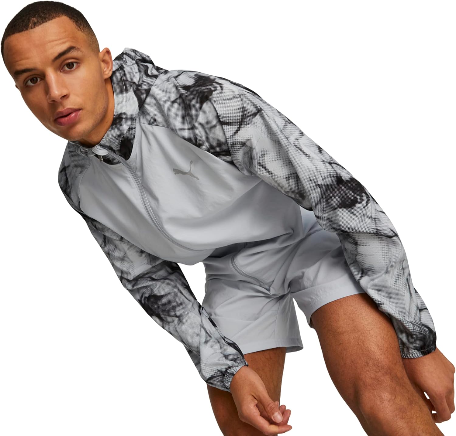 PUMA mens Run Favorite Woven Jacket