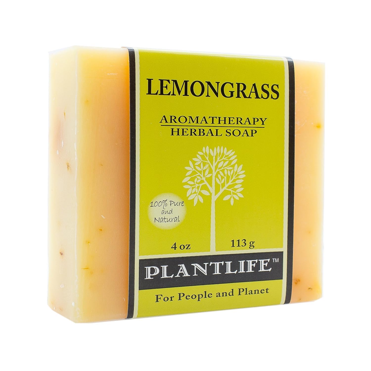 Plantlife Lemongrass Bar Soap – Moisturizing and Soothing Soap for Your Skin – Hand Crafted Using Plant-Based Ingredients – Made in California 4oz Bar