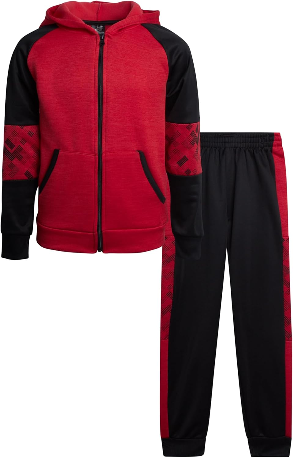 Pro Athlete Boys’ 2-Piece Athletic Fleece Jogger Set (Toddler and Little Boys)