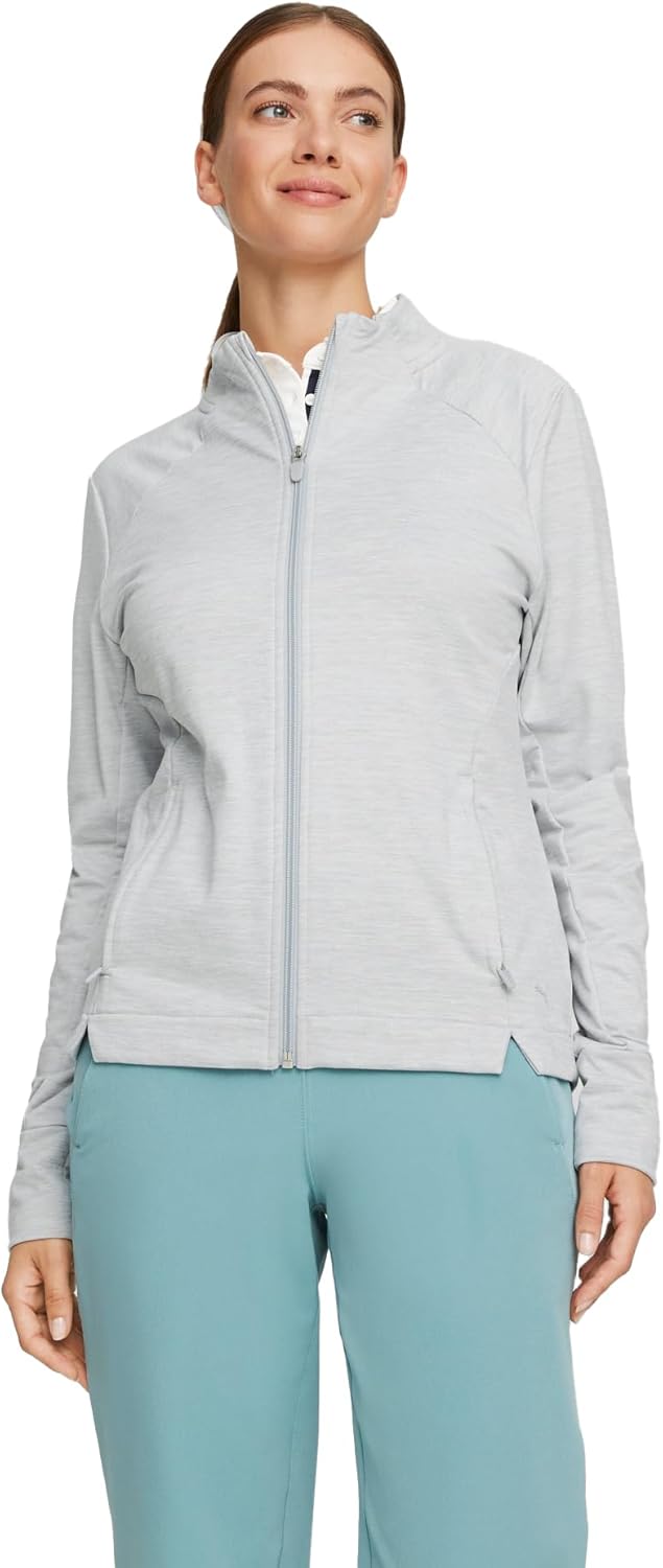 Puma Golf Women’s W Cloudspun Heather Full Zip Jacket