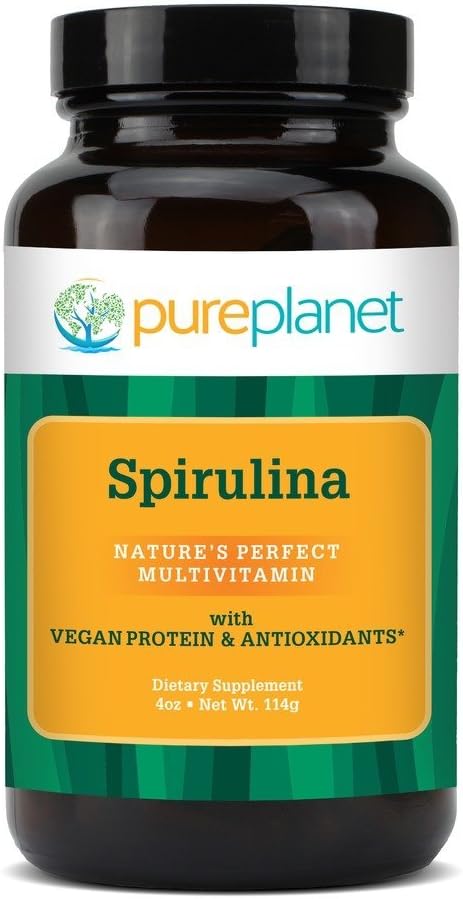 Pure Planet Premium Spirulina Powder – 4 oz