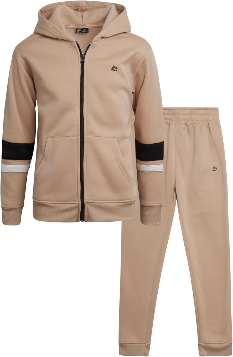RBX Boys’ Jogger Set – 2 Piece Fleece Zip Up Hoodie Sweatshirt and Athletic Jogger Sweatpants for Boys (Sizes: 2T-12)