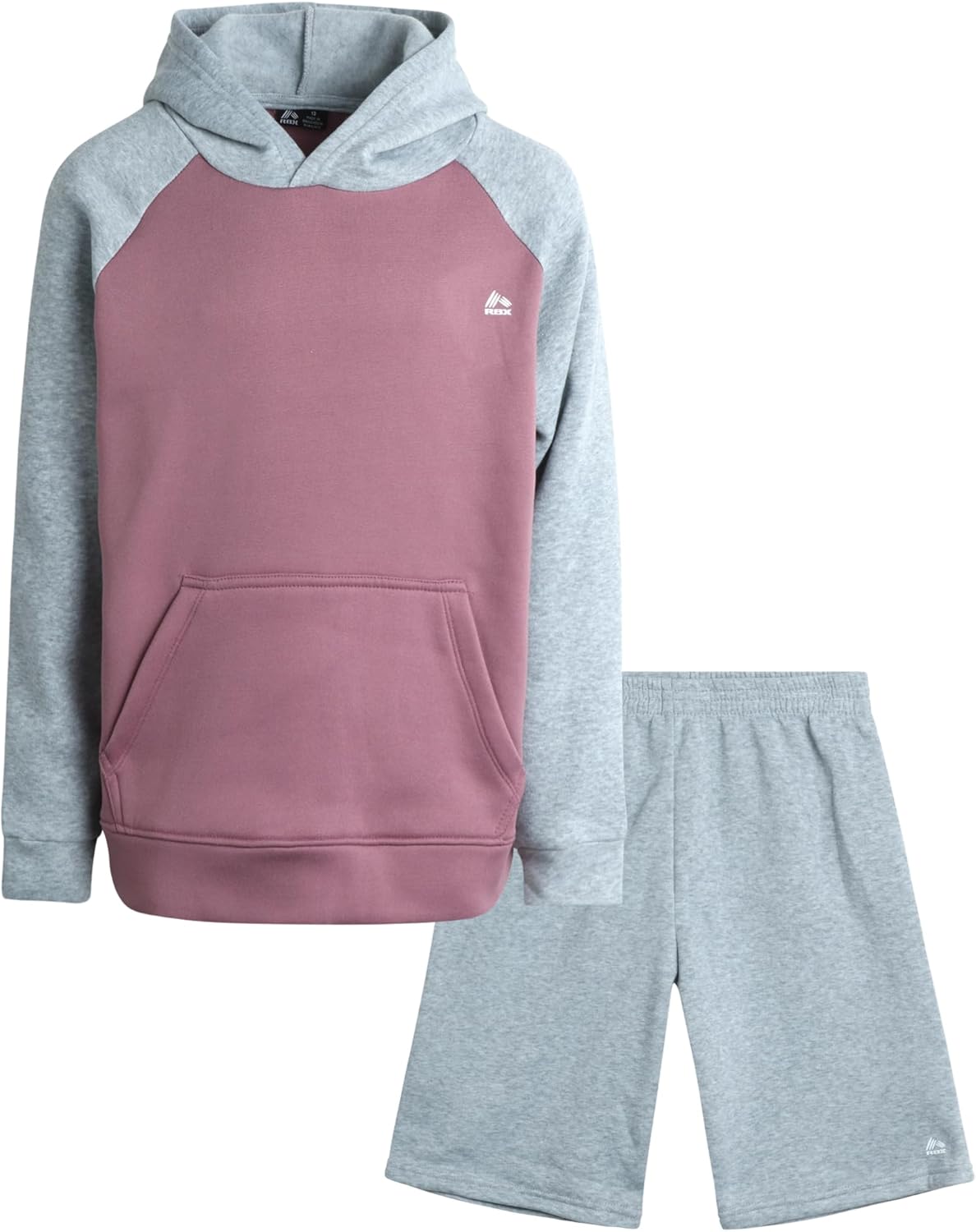 RBX Boys' Sweatsuit Set - 2 Piece Performance Fleece Hoodie RBX Boys' Sweatsuit Set - 2 Piece Performance Fleece Hoodie Sweatshirt and Sweat Shorts (4-12)