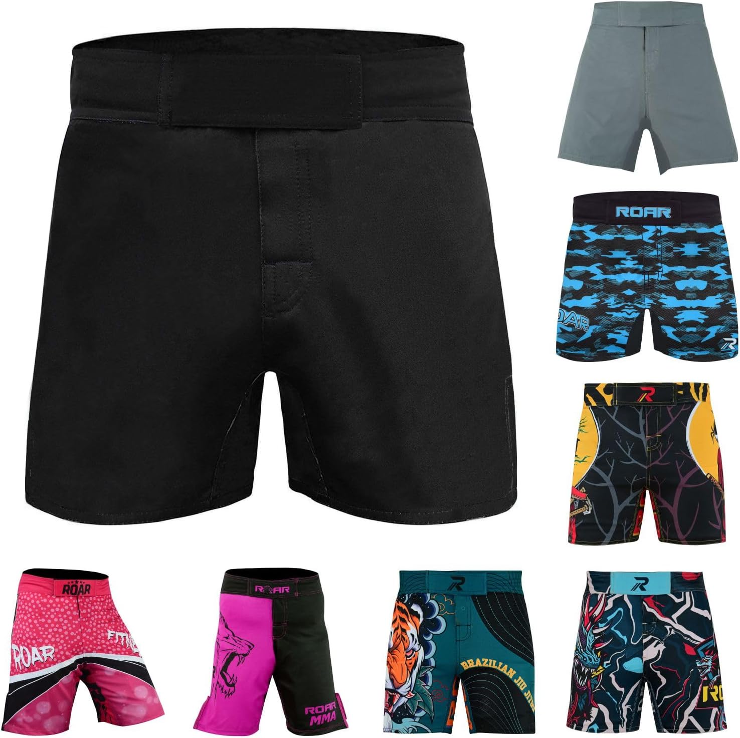 Roar Women's MMA Fight Shorts, BJJ, Muay Thai, WOD, NOGI, Roar Women's MMA Fight Shorts, BJJ, Muay Thai, WOD, NOGI, Kickboxing, Wrestling, MMA, Workout Shorts