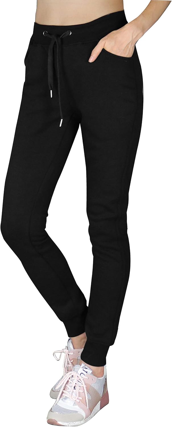 SCREENSHOT Sports Womens Premium Quality Fleece Pants – Athletic Jogger Fitness Workout Gym Sweatpants